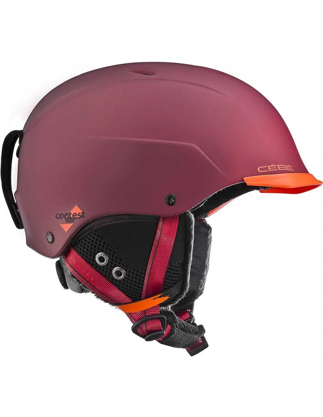 Casque De Ski Cébé Contest Visor Matt Metal Burgundy Taille 56/58cm Réglable 3 Casque De Ski Cébé Contest Visor Matt Metal Burgundy Taille 56/58cm Réglable