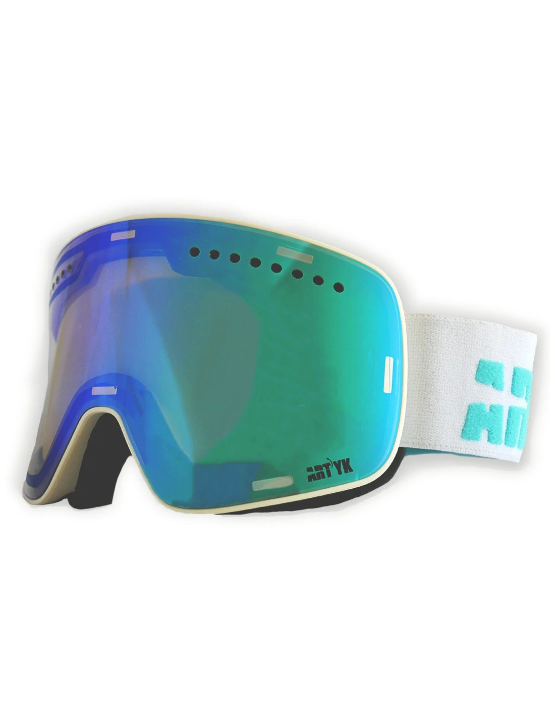 Masque De Ski Magnétique ARTYK 2 Verres S1 + S3 White Blue 3 Masque De Ski Magnétique ARTYK 2 Verres S1 + S3 White Blue