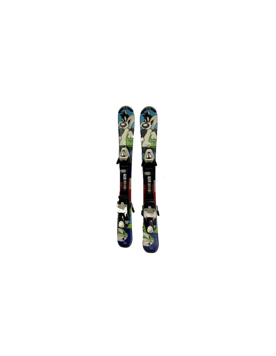 Ski Junior Occasion Looney Tunes Bleu + Fix 3 Ski Junior Occasion Looney Tunes Bleu + Fix
